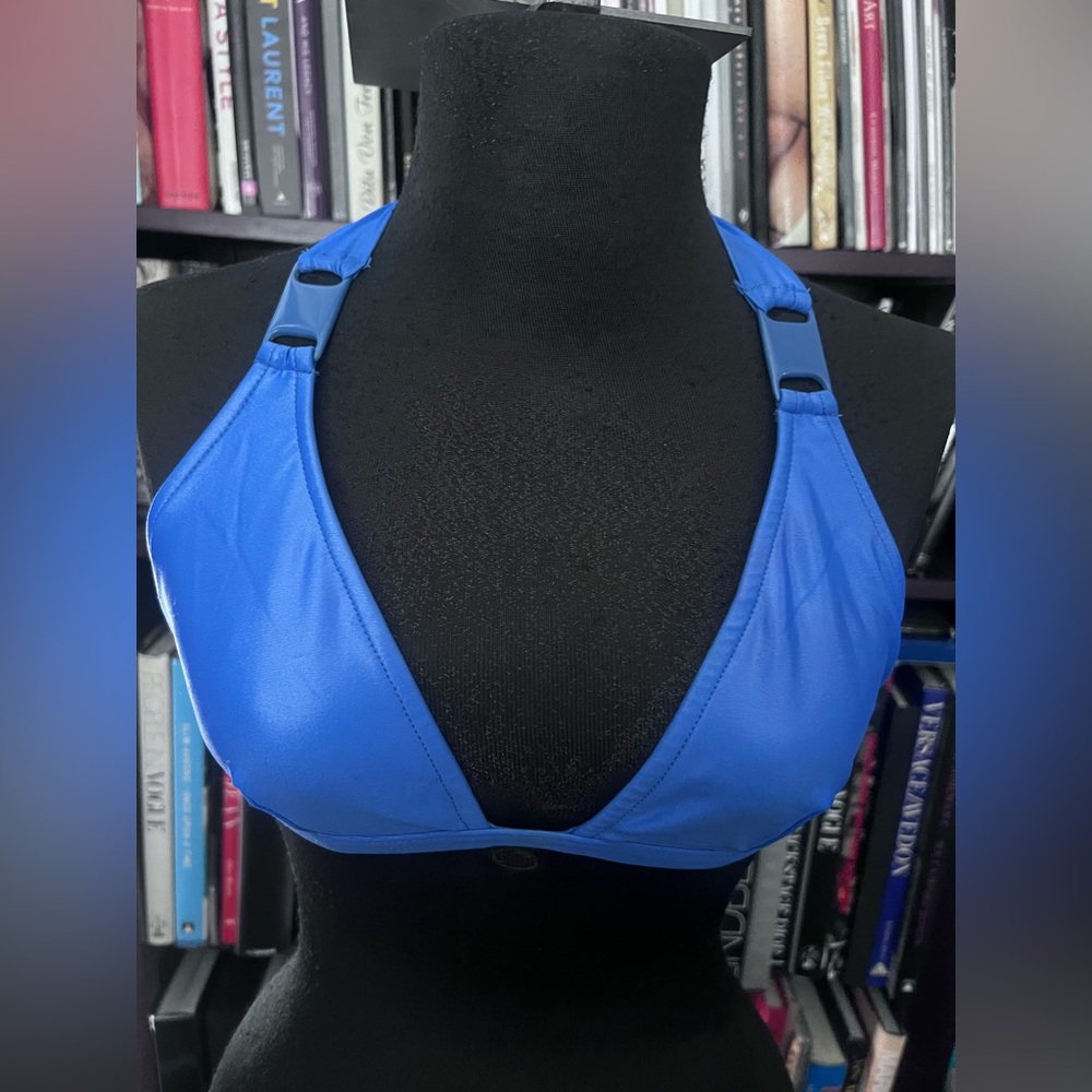 Elegant Blue Swim Coverup